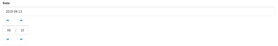 Microcomponent: datepicker